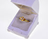 Antique Art Nouveau 18K Gold Enamel Diamond Ring C.1900 Size 5 1/2