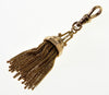 Antique Victorian 14K Gold Tassel Pendant Dog Clip Clasp C.1890