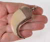 Antique Victorian Extra Large Faux Tiger Claw 9K Pendant C.1860