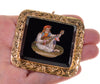 Victorian Large Micro Mosaic 14K Pendant Italian Grand Tour C.1860