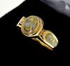 Gold Quartz 14K Ring Size 7 1/2 C.1930