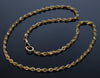 Antique Victorian 10K Gold Fancy Link Chain Necklace 19 1/2" C.1890 003873