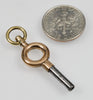 Antique Victorian GF Watch Key Pendant Fob With Swivel 004147