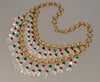 Early Miriam Haskell Gripoix Glass Crystal Festoon Necklace C.1930 003880