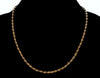 Antique Victorian 10K Gold Fancy Link Chain Necklace 19 1/2" C.1890 003873