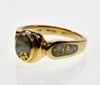Gold Quartz 14K Ring Size 7 1/2 C.1930