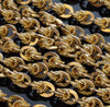Antique Victorian 10K Gold Fancy Link Chain Necklace 19 1/2" C.1890 003873