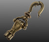 Antique Georgian 14K Gold Hand Fist Pendant Enhancer C.1820 003911