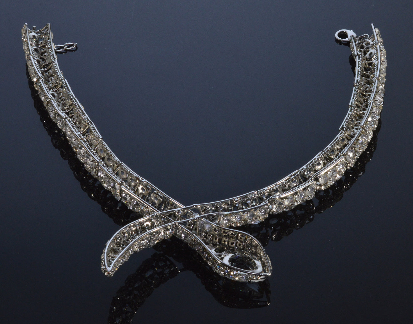 Designer OOAK Huge Sparkling Snake Necklace