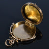 Antique Victorian 10K Gold Scenic Locket Pendant C.1890