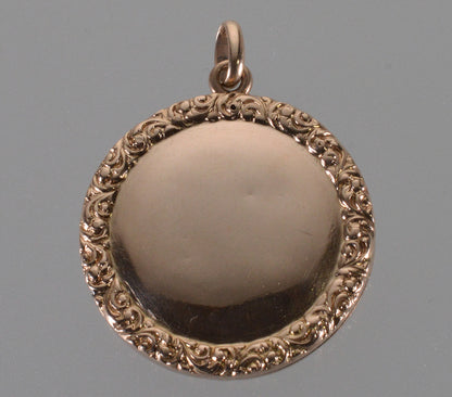 Antique Georgian 14K Gold Locket Pendant C.1820