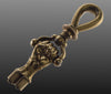Antique Georgian 14K Gold Hand Fist Pendant Enhancer C.1820 003911