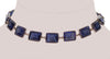 Antique Art Deco Intaglio Cameo Glass Sterling Necklace C.1920