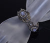 Antique Austro-Hungarian Star Sapphire Silver Bracelet C.1870