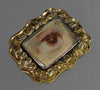 Antique Georgian Lover’s Lovers Eye Brooch Pin C.1820