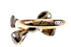 Pomellato Forever 18K Gold Black Diamond Ring Italy Size 6 1/2