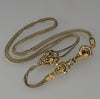 Antique Georgian 10K Gold Hand Fist Watch Chain Necklace C.1820 004052