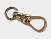 Victorian 14K Gold Dog Clip Clasp For Pocket Watch Albert Chain 0359