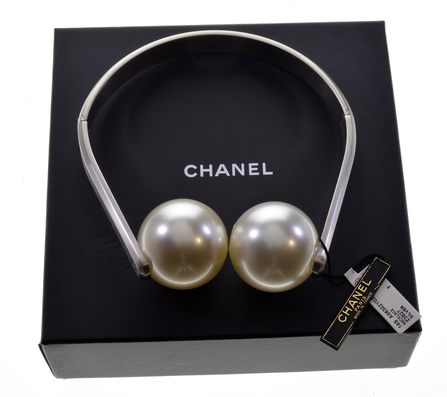 Chanel Karl Lagerfeld Headphone Choker Necklace C.2014