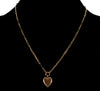 Antique Victorian 14K Gold Heart Locket Pendant C.1890 003686