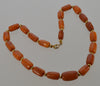 Antique Victorian Butterscotch Amber Bead Necklace C.1890 003761