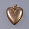 Antique Victorian 14K Gold Heart Locket Pendant C.1890 003686