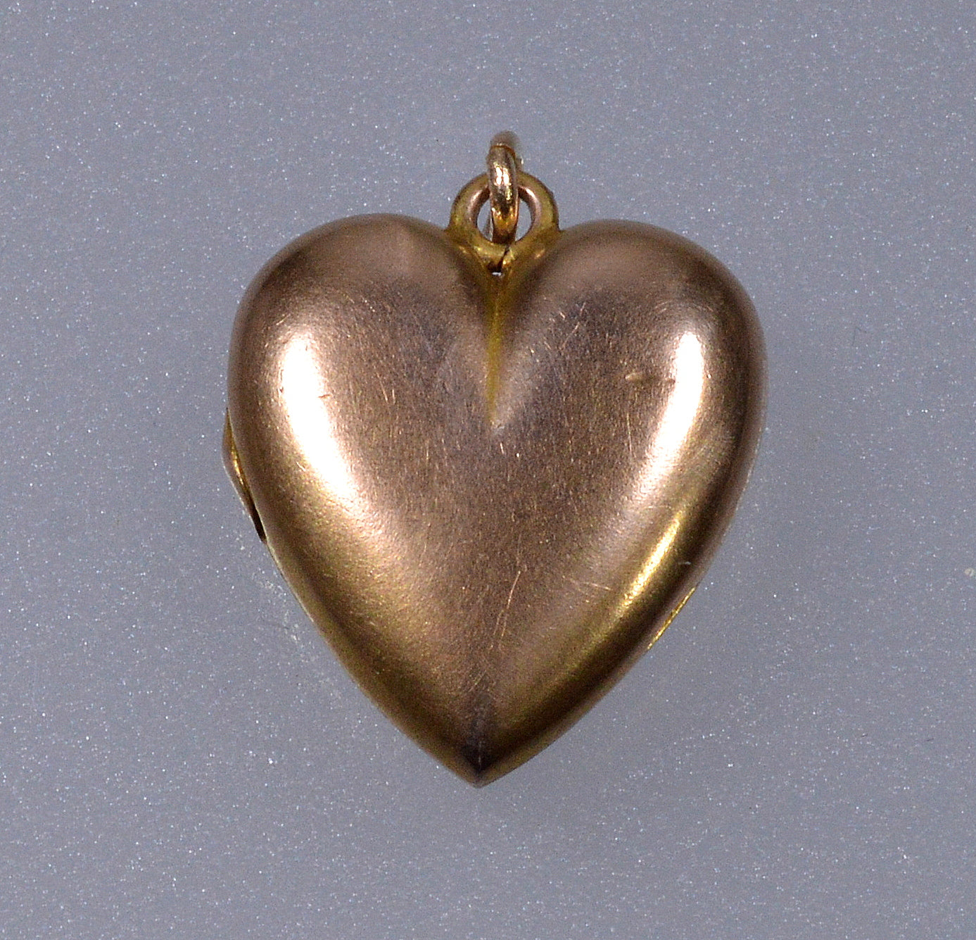 Antique Victorian 14K Gold Heart Locket Pendant C.1890 003686