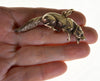 Antique Art Nouveau Hunting Fox Sterling Fob Pendant C.1900