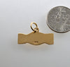Antique Victorian 14K Gold Enamel Fede Pendant C.1890 004151