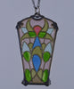 Art Nouveau Jugendstil Plique-A-Jour Sterling Pendant Necklace C.1900-1910