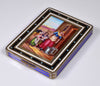 Antique Victorian Swiss Enamel Sterling Snuff Trinket Box C.1830