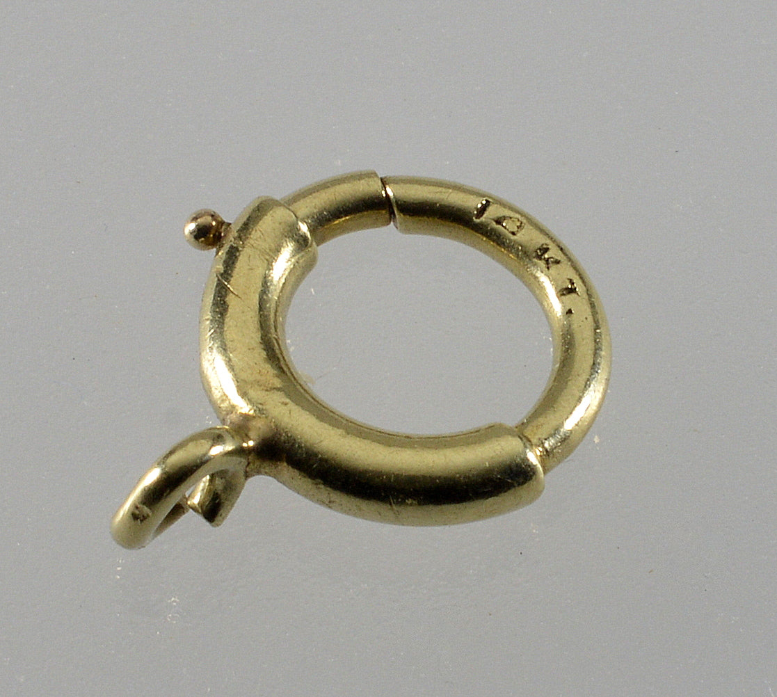 Antique Victorian 14K Yellow Gold Bolt Clasp 0408