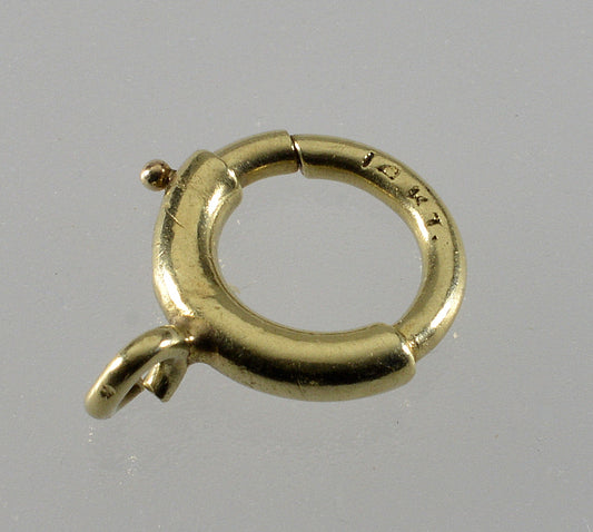 Antique Victorian 14K Yellow Gold Bolt Clasp 0408