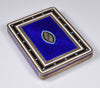 Antique Victorian Swiss Enamel Sterling Snuff Trinket Box C.1830