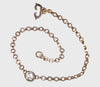 Georgian Paste 10K Gold Chain Bracelet C.1820
