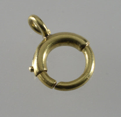 Antique Victorian 14K Yellow Gold Bolt Clasp 0410