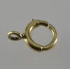 Antique Victorian 14K Yellow Gold Bolt Clasp 0410