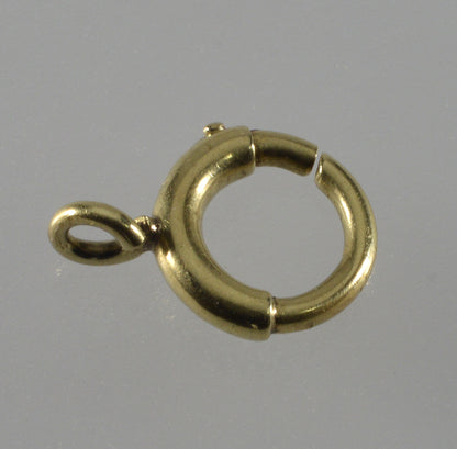 Antique Victorian 14K Yellow Gold Bolt Clasp 0410