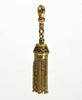 Antique Victorian 14K Gold Pendant Dog Clip Clasp Tassel Taille D'épargne C.1890 003554