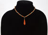 Antique Victorian Seed Pearl Coral Choker Necklace 9K Gold C.1880
