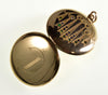 Antique Art Nouveau Jugendstil GF Pastes Locket Pendant C.1900