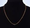 Antique Victorian 10K Gold Fancy Link Chain Necklace C.1890 004063