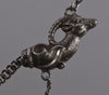 Antique Georgian Silver Ram's Head Fancy Watch Chain Necklace C.1820