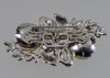 Coro Quivering Camellia Duette Brooch Dress Clip Book Piece by Adolph Katz Patented C.1939