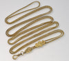 Antique Georgian 14K Gold Slide Guard Longuard Chain Necklace C.1820