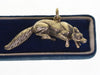 Antique Art Nouveau Hunting Fox Sterling Fob Pendant C.1900