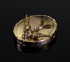Victorian 14K Gold Large Swallow Bird Slide For Bracelet Necklace C.1890