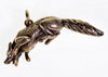 Antique Art Nouveau Hunting Fox Sterling Fob Pendant C.1900