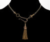 Antique Georgian 10K Gold Hand Fist Watch Chain Necklace C.1820
