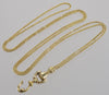 Antique Georgian 10K Gold Necklace Hand Fist Longuard Chain C.1820 003709